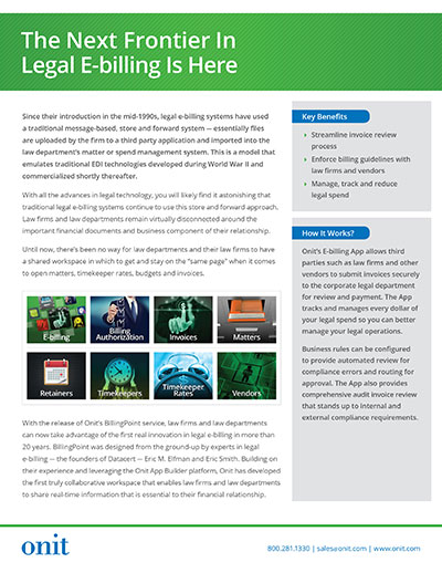 Onit E-billing